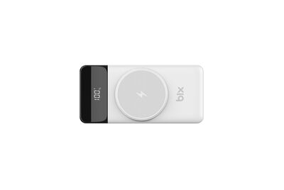 BIX PB102 DUAL PORT 10.000mAH WIRELESS POWERBANK BEYAZ - 1