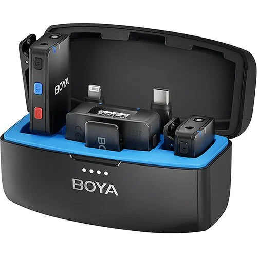  Boya Boyamıc All In One Çift Kanal Kablosuz Mikrofon