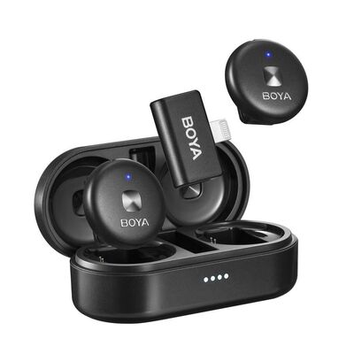 BOYA OMIC-D WIRELESS İKİLİ YAKA MİKROFONU (LIGHTING) - 1