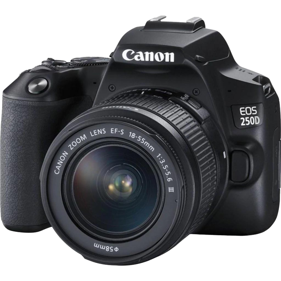  Canon Eos 250d 18-55 Dc Iıı Black