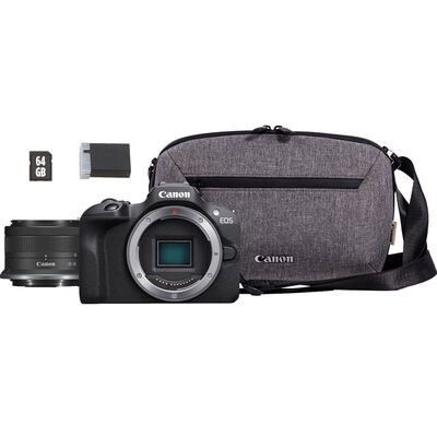 Canon EOS R100 18-45 Lens Travel Kit - 1