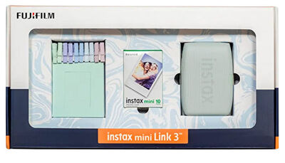 FUJIFILM INSTAX MINI LINK 3 GREEN BUNDLE BOX PRINTER - 1