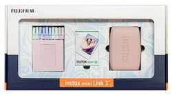 FUJIFILM - FUJIFILM INSTAX MINI LINK 3 PINK BUNDLE BOX PRINTER 