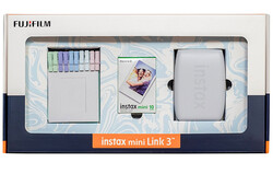 FUJIFILM - FUJIFILM INSTAX MINI LINK 3 WHITE BUNDLE BOX PRINTER
