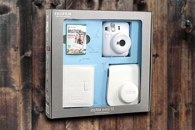 FUJIFILM INSTAX MINI12 CLAY WHITE BOX - 1