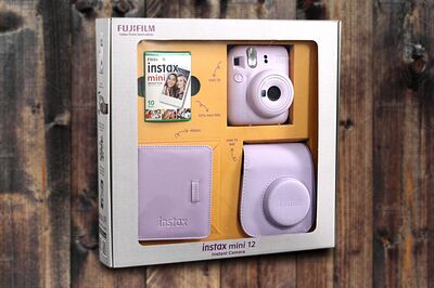 FUJIFILM INSTAX MINI12 LILAC PURPLE BOX - 1