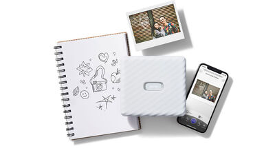 FUJIFILM INSTAX LINK WIDE ASH WHITE PRINTER - 3