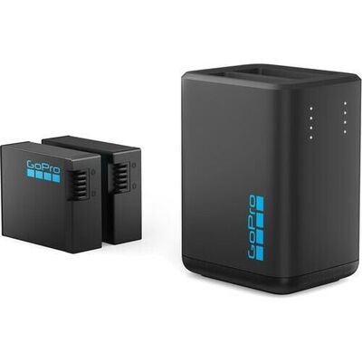 GOPRO DUAL BATTERY CHARGER SARJ CİHAZI 2Lİ + 2 ENDURO BATARYA (HERO13) - 1