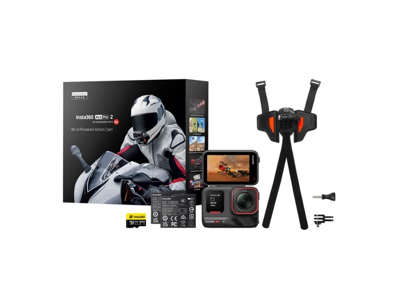 Insta360 Ace Pro 2 Motorsiklet Kit Aksiyon Kamera - 1