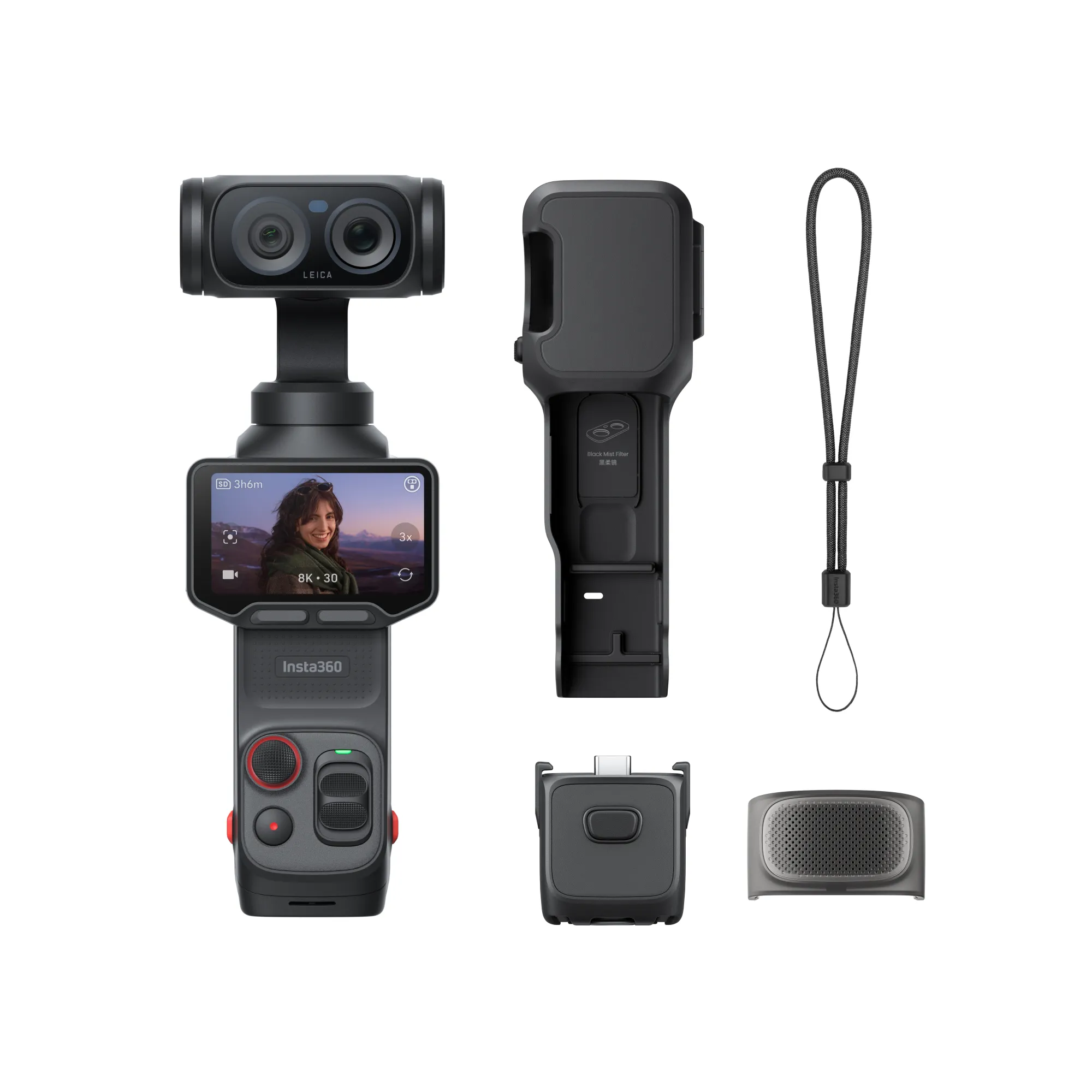 Insta360 Luna Ultra Standart Combo 8k Gimbal Kamera Siyah - 1