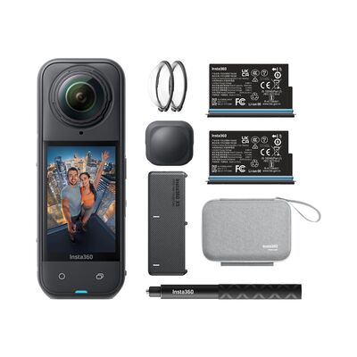 Insta360 X5 360 Essentials Bundle Aksiyon Kamera (BlacK) - 1