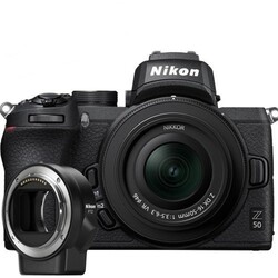 NIKON - NIKON Z50 16-50MM VR + FTZ ADAPTER KIT