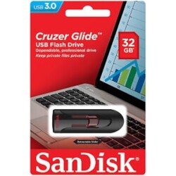 SANDISK - SANDISK CRUZER GLIDE 32GB 3.0 USB BELLEK