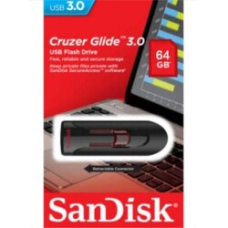 SANDISK - SANDISK CRUZER GLIDE 64GB 3.0 USB BELLEK