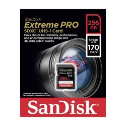 SANDISK - SANDISK EXTREME PRO SDXC 256GB 170Mb/s SD KART