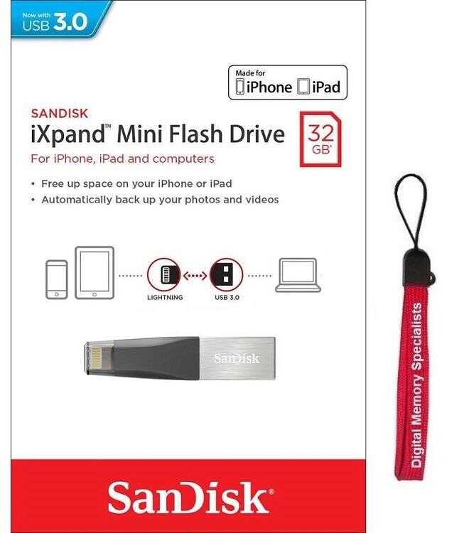  Sandısk Ixpand 32gb 3.0 Mını Flash Drıve