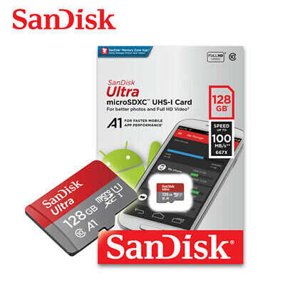 SANDISK ULTRA 128GB 100Mb/s MICRO SDHC KART