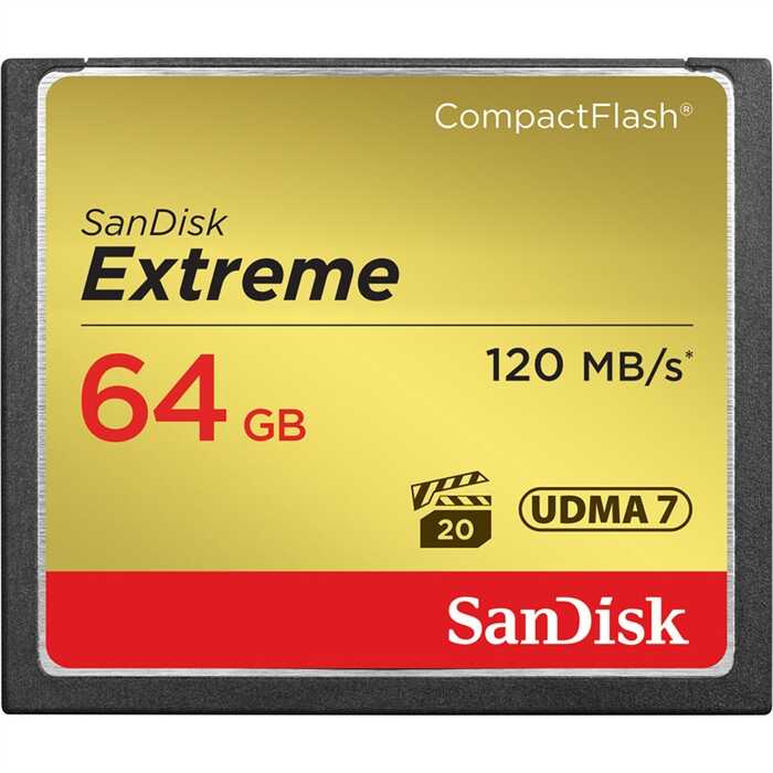 Sandısk Extreme 64gb 120mb/s Cf Kart