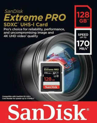  Sandısk Extreme Pro Sdxc 128gb 170mb/s Sd Kart