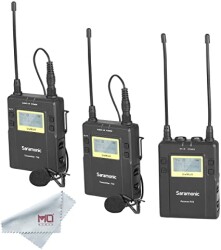 SARAMONIC - SARAMONIC UXMIC9 RX9+TX9+TX9 UHF WIRELESSMICROPHONE