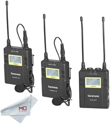 SARAMONIC UXMIC9 RX9+TX9+TX9 UHF WIRELESSMICROPHONE - 1