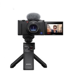 SONY DSC ZV1 VLOGGER KAMERA BLACK + GP-VPT2BT WIRELESS REMOTE GRIP + ECMW2BT MİKROFON HEDİYELİ - Thumbnail