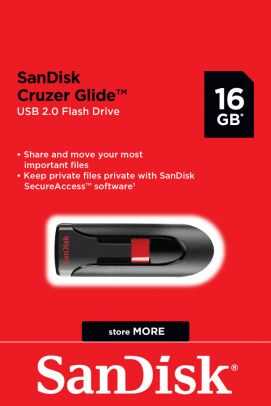  Sandısk Cruzer Glıde 16 Gb 3.0 Usb Bellek