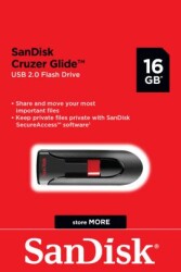 SANDISK - SANDISK CRUZER GLIDE 16 GB 3.0 USB BELLEK