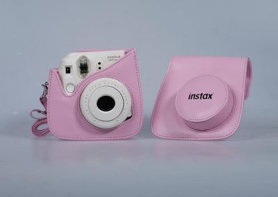 FUJİ INSTAX 9 ÇANTA PEMBE  DERİ - 2