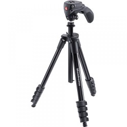 MANFROTTO - MANFROTTO MK COMPACT ACTION BLACK TRIPOD