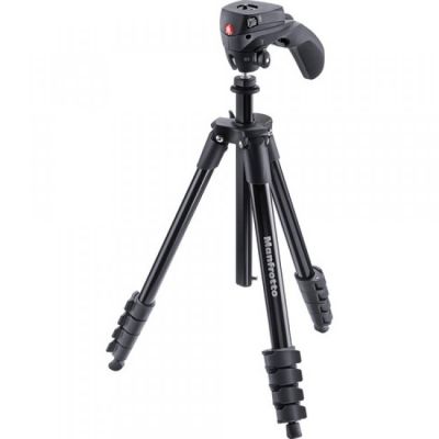 MANFROTTO MK COMPACT ACTION BLACK TRIPOD - 1