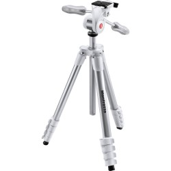 MANFROTTO - MANFROTTO MM COMPACT ADVANCE WHITE TRIPOD