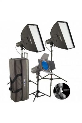 WESTCOTT 231A STROBELITE PLUS ÜÇLÜ IŞIK SETİ 400W - 1